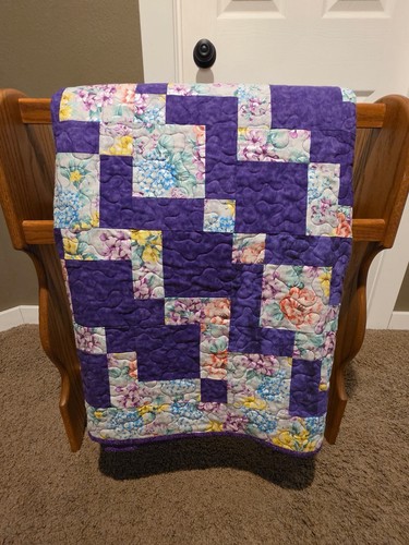 Handmade purple floral - handmade,